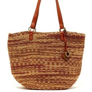 Lucky Brand Woven  Kenya Tote